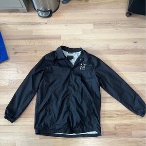 Jordan Black Button up Shirt/Overshirt Lightweight Athletic Wear